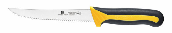 Thunder Utility Knife, 5-1/2" Blade, Serrated Edge, Soft-Grip Handles, German Steel, NSF, Each