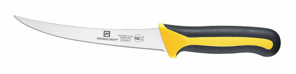 Thunder Boning Knife, 6" Blade, Curved, Soft-Grip Handles, German Steel, NSF, Each