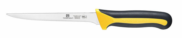 Thunder Boning Knife, 6" Blade, Narrow, Soft-Grip Handles, German Steel, NSF, Each