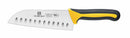 Thunder Santoku Knife, 7" Blade, Hollow Ground, Soft-Grip Handles, German Steel, NSF, Each