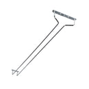 Thunder 24" x 4-5/8" x 1-5/8" Wire Glass Hanger, Chrome Plate, Each