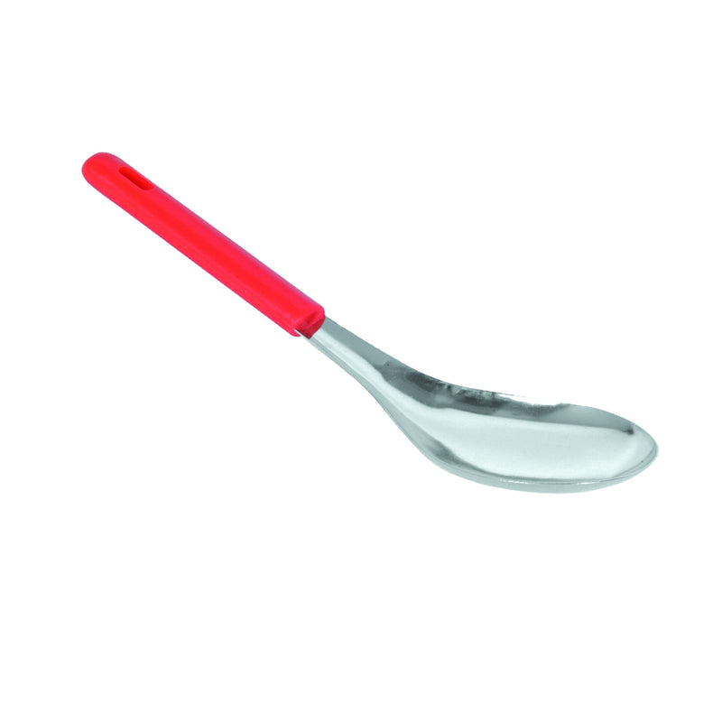 Thunder 9-3/8" x 2-3/4" x 1-7/8", Concave Angled Spoon, Stainless Steel Spoon bowl with Polypropylene Handle, Easy to Clean, Each