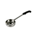 Thunder 6 oz, 14-3/4" x 4" x 1-3/4", Solid Portion Controller, Black Color, Stainless Steel Body (1mm Thickness) with Polypropylene Handle, One-Piece Construction, Each