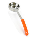 Thunder 8 oz, 14-1/2" x 4-1/8" x 2", Solid Portion Controller, Orange Color, Stainless Steel Body (1mm Thickness) with Polypropylene Handle, Two-Piece Construction, Each
