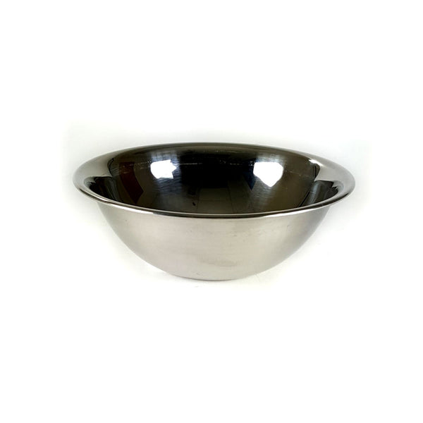 Thunder 3/4 qt, 6-1/2" Diameter x 2-1/4" Height, Flat Base Mixing Bowl with curved lip, Stainless Steel, True 22 Gauge, 0.8mm Thickness, Heavy-Duty, Each