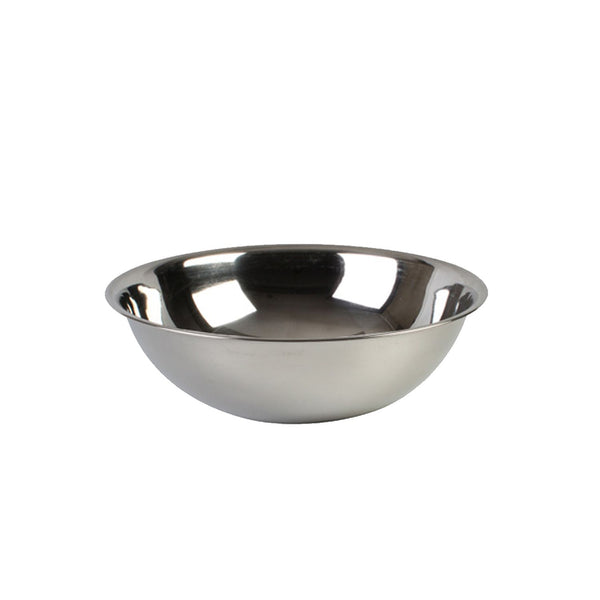 Thunder 1-1/2 qt, 7-7/8" Diameter x 2-3/4" Height, Flat Base Mixing Bowl with curved lip, Stainless Steel, True 22 Gauge, 0.8mm Thickness, Heavy-Duty, Each