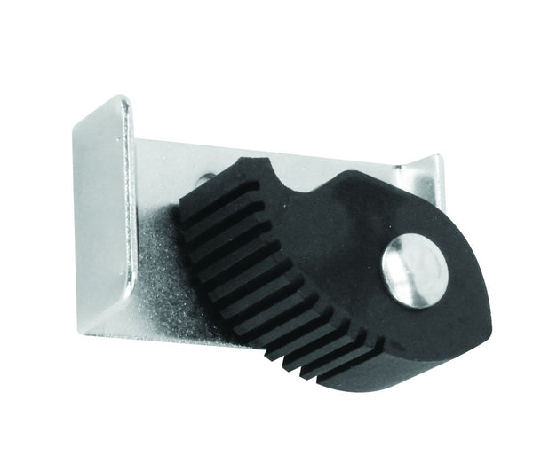 Thunder 2-5/8" x 2" x 1-1/8", Single Mop Holder, Nickel Plated, Each