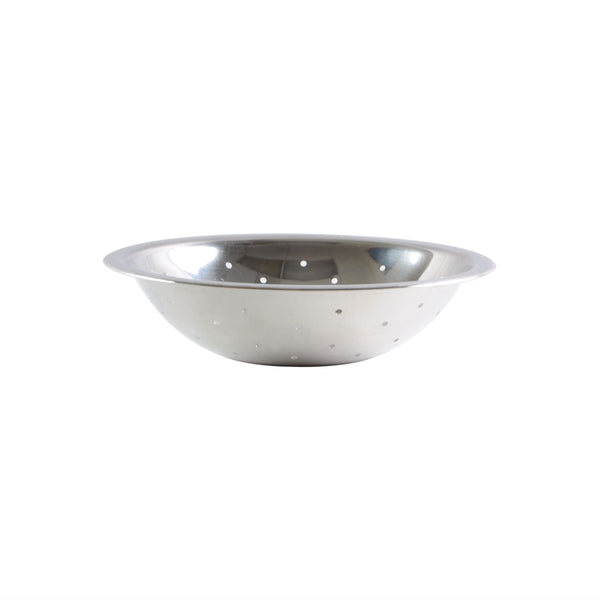 Thunder 1-1/2 qt, 8" Diameter x 2" Height, Perforated Mixing Bowl, Stainless Steel, Each