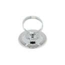 Thunder 2-1/4" Diameter base with 2" Diameter Ring, Card Holder, Steel Wire Ring and Nickel-Plated Base, Each