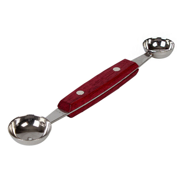 Thunder 7" x 1-1/4" x 5/8", Stainless Steel Deluxe Ballers with Wooden Center Grip, Each