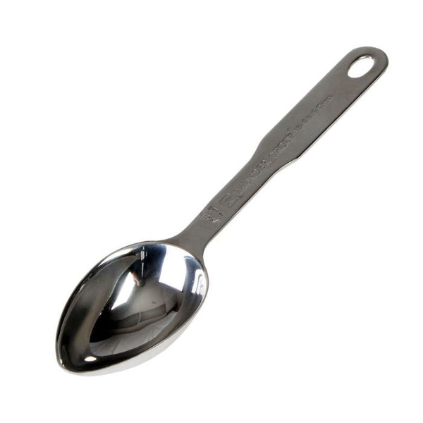 Thunder 1/8 Cup, 8-3/4" Length, Heavy-Duty Oval Measuring Scoop, Stainless Steel, Each