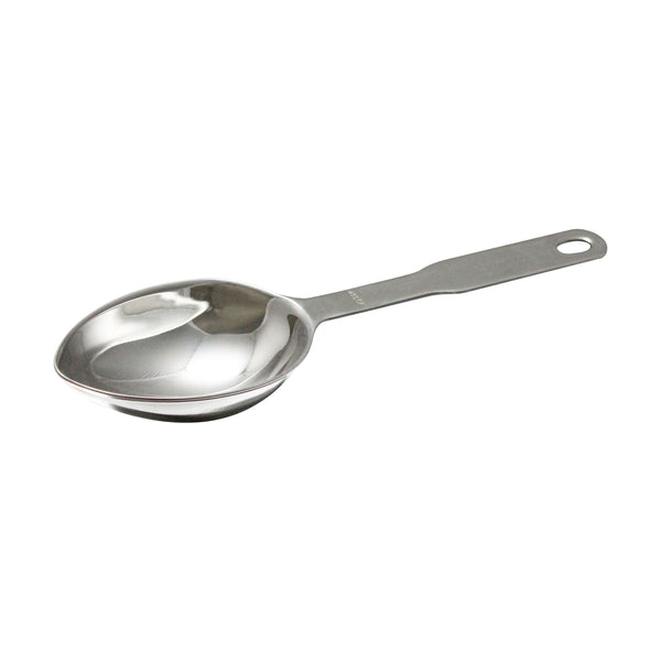 Thunder 1/3 Cup, 8-3/4" Length, Heavy-Duty Oval Measuring Scoop, Stainless Steel, Each