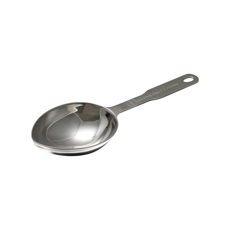 Thunder 1/2 Cup, 10" Length, Heavy-Duty Oval Measuring Scoop, Stainless Steel, Each