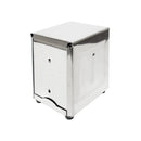 Thunder 3-3/4" x 4-1/2" x 5-3/4", Napkin Dispenser, Stainless Steel, Polished Finish, Each