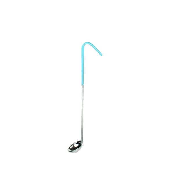 Thunder 1/2 oz, One-Piece Construction Stainless Steel Ladle, Teal Handle, Each