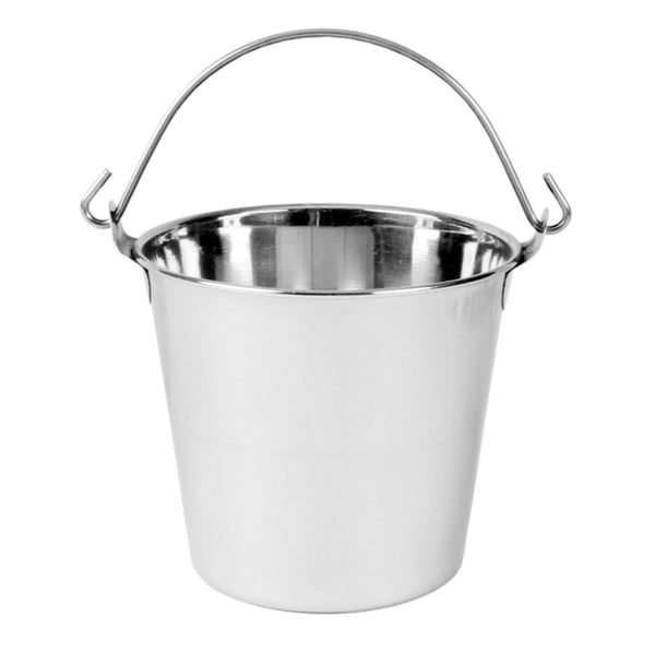 Thunder 13 qt, 11-1/8" Diameter x 11" Height with 6" Handle Length, Pail, Stainless Steel, Each