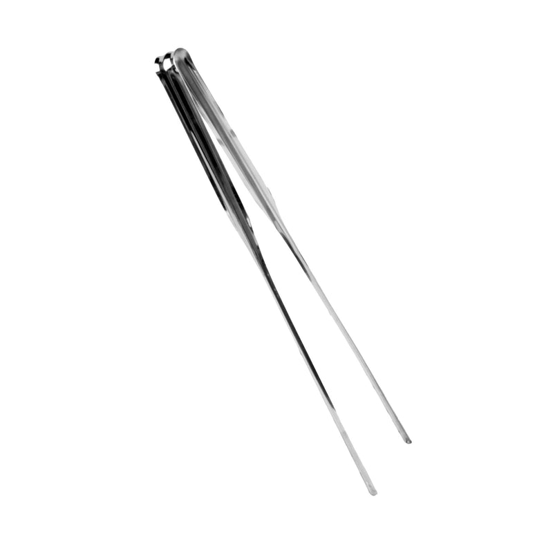 Thunder 12" x 2/3" x 5/8", Plum Tong, Stainless Steel, Each