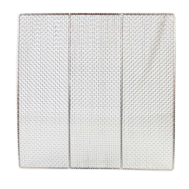 Thunder 19" x 19" x 1/4", Square Donut Screen, Stainless Steel, Each