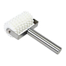 Thunder 8" x 4-7/8" with 1" Diameter Handle, Roller Docker with 8 Wheels, Stainless Steel Handle with Plastic barrel, Each