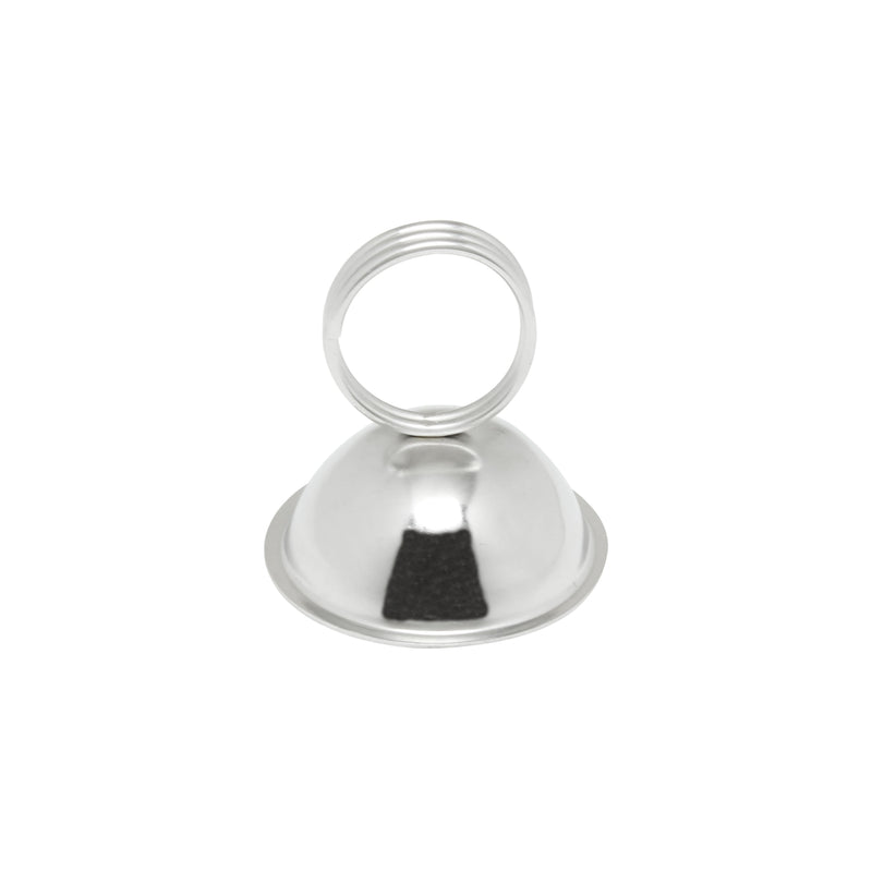 Thunder 2-1/4" Diameter base with 2-1/4" Diameter Ring, Menu Clip 3 Ring, Chrome Plated Iron, Each