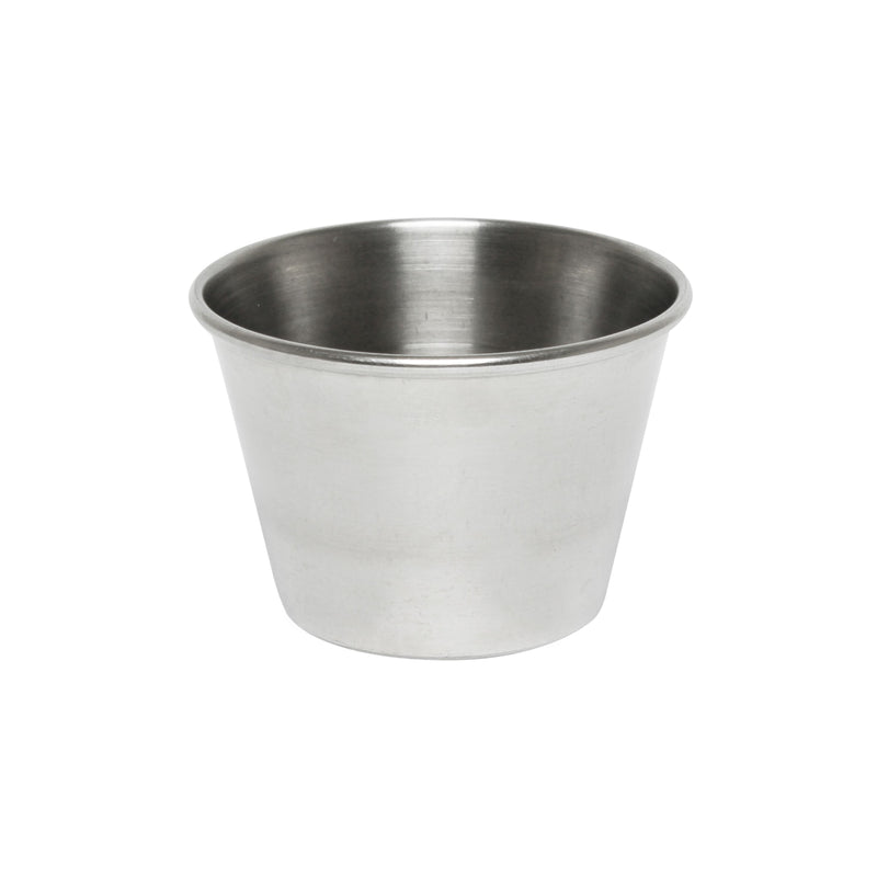 Thunder 2-1/2 oz, 2-1/3" Diameter x 1-4/7" Height, Sauce Cup, Stainless Steel, Each