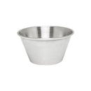 Thunder 3 oz, 2-3/4" Diameter x 1-1/2" Height, Sauce Cup, Stainless Steel, Each