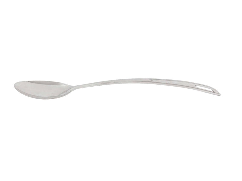 Thunder 4" x 2-3/4", 10-1/2" Handle, Solid Curved Basting Spoon, Heavy-Duty, Each