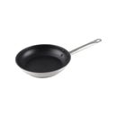 Thunder 9-1/2" Diameter x 2-1/4" Height, 10" Welded Hollow Handle, Non-Stick Fry Pan, Stainless Steel with Quantum 2 Coating without PFOA & PFOS, Encapsulated Base, NSF, Each