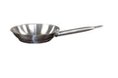 Thunder 8" Diameter x 1-3/4" Height, 7-5/8" Welded Hollow Handle, Fry Pan, Stainless Steel, Encapsulated Base, NSF, Each