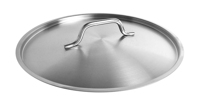Thunder 12-3/8" Diameter x 5/8" Thickness, Lid fits SLSPS020 & SLSAP4050, Stainless Steel, NSF, Each