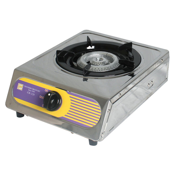 Thunder 15-1/2" x 11-1/2" x 5-1/2", Single Stove, Propane only, Zinc Plated Stainless Steel Case with Cast Iron Stove, 16,500 BTU/H, Each