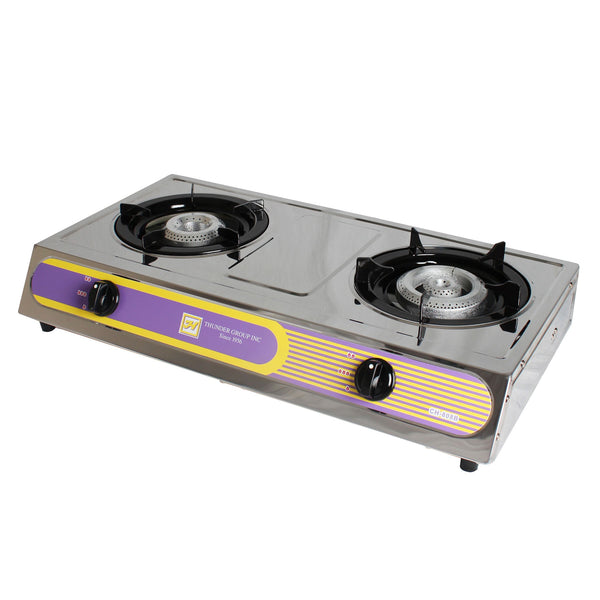Thunder 27-5/8" x 15-1/2" x 6", Double Stove, Propane only, Zinc Plated Stainless Steel Case with Cast Iron Stove, 29,700 BTU/H, Each