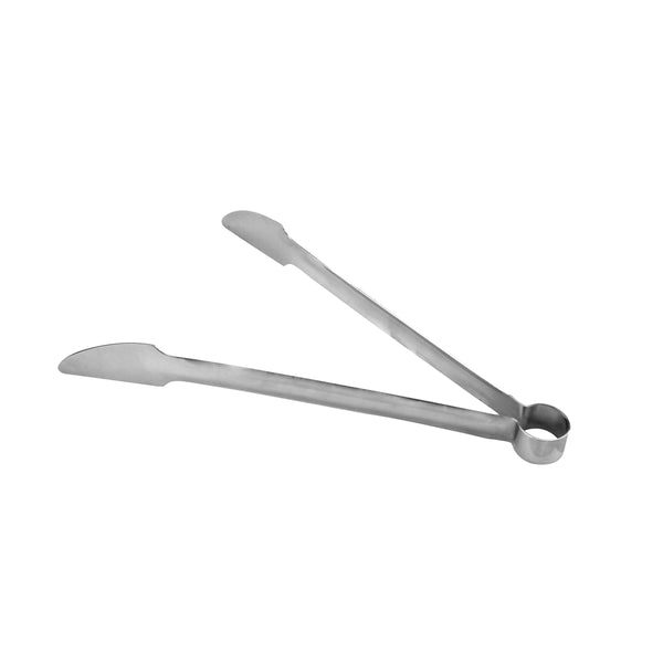 Thunder 10-1/2" x 6-3/4" x 1-3/8", Hamburger Tong, Stainless Steel, Each