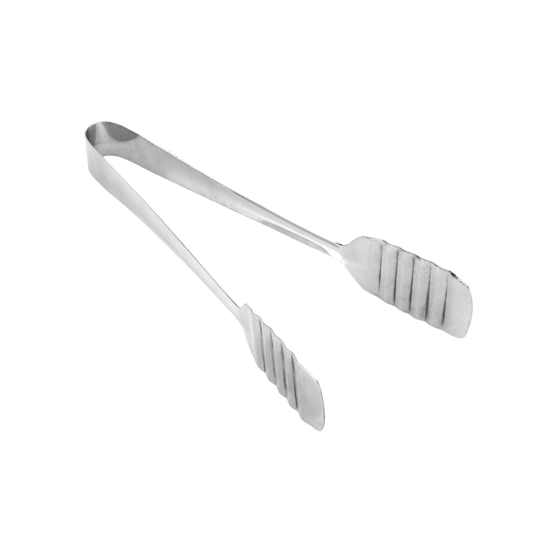 Thunder 9" x 3-1/2" x 1-5/8", Pastry Tong, Stainless Steel, Each
