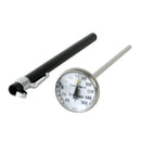 Thunder From -40¡F to 160¡F Pocket Thermometer, Compact Stainless Steel Case with Pocket Clip, Pointed Stem and Bezel, No Oven, NSF, Each