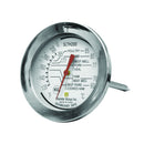 Thunder From 120¡F to 220¡F Zone Dial Meat Thermometer, Compact Stainless Steel Case with Pocket Clip, Glass Lens, Aluminum Pointer and Brass Gears, NSF, Each