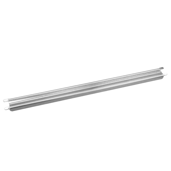 Thunder 12" x 1" x 3/8", Adaptor Bar with Grooved, Stainless Steel, Each
