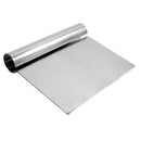 Thunder 5-1/4" x 4-1/4" x 1-3/8", Dough Scraper, Stainless Steel Blade with Rolled Handle, Each