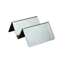 Thunder 5-1/2" x 4" x 2", 1-2 Compartment Taco Holder (Slot Size: 2-3/4" x 2" x 1-4/9"), Stainless Steel 18/0, Each