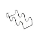 Thunder 5-5/8" x 2-1/3" x 1-1/2", 2-3 Compartment Wire Taco Holder (Slot Size: 1-1/8" x 1-1/2"), Stainless Steel, Each