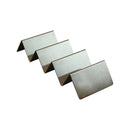 Thunder 11-1/8" x 4" x 2", 3-4 Compartment Taco Holder (Slot Size: 2-3/4" x 2" x 1-4/9"), Stainless Steel 18/0, Each