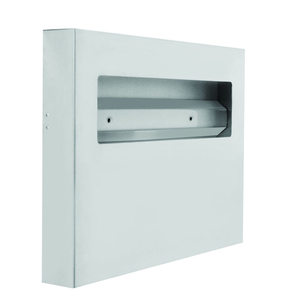 Thunder 15-5/8" x 11-1/2" x 2", Toilet Seat Cover Dispenser, Fits 500 sheets of 15" x 10-3/4" Seat Cover, Stainless Steel 18-8, 304 Material, Each