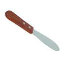 Thunder 7-7/8" x 1-5/8" x 5/8", Blade Size: 4", Sandwich Spreader, Stainless Steel Blade with Wooden Handle, Each