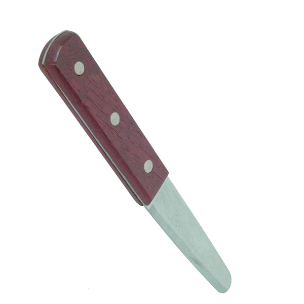 Thunder 7-1/4" x 7/8" x 1/2", Clam Knife, Stainless Steel & Wood, Each