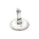 Thunder 6" Overall Height, 2-1/2" Diameter base with 2-1/2" Clip Height, Menu Holder, Stainless Steel, Each