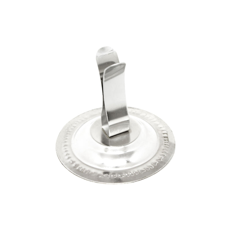 Thunder 6" Overall Height, 2-1/2" Diameter base with 2-1/2" Clip Height, Menu Holder, Stainless Steel, Each