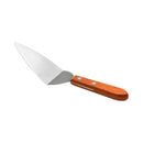 Thunder 10" x 2-1/4" x 2-1/4", Pizza Server, 3" X 4-1/4" Blade Size, Stainless Steel Blade with Wooden Handle, Each