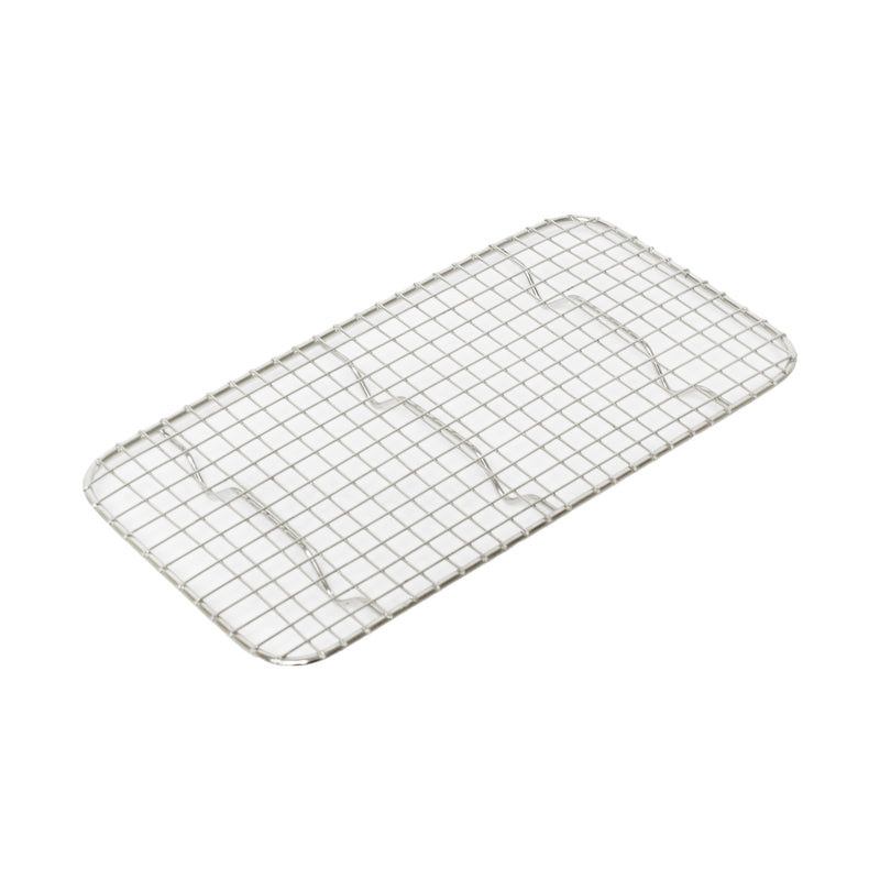 Thunder 5" x 10" Third Size Wire Grate with Stable Feet, Chrome Plated,, Each