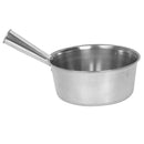 Thunder 2 qt, 8-1/4" Diameter x 5-1/2" Height, Handle Length: 5", Water Ladle, Stainless Steel Body with Welded Handle, Rust-Free, Each