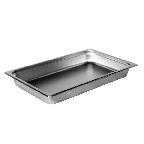 Thunder Full Size, 2-1/2" Deep, Anti-Jam, Heavy-Duty, Stainless Steel 18-8, 304 Material, True 25 Gauge, NSF, Each